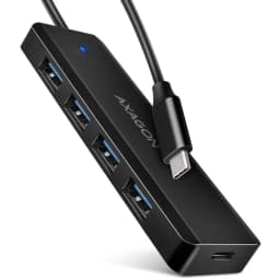 Hub USB AXAGON HUE-C1C 4x USB 3.2 Gen 1 0.2m - USB Type-C negru 1