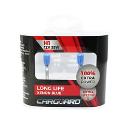 Set de 2 becuri Halogen H1 55W +50% Alb Xenon 12V Carguard 2