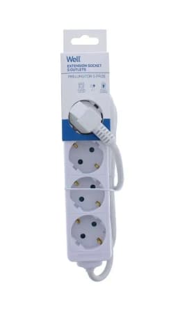 Prelungitor Well 5 prize 5m cablu 3x1.5mmp 3500W 16A EXTS-5S5M/04-WL 3