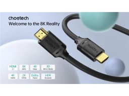 Cablu HDMI - HDMI Choetech XHH-TP20 2m 8K60Hz 4K144Hz 2K165Hz 2