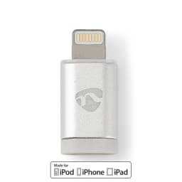 Adaptor Lightning 8-pini tata - Micro USB mama Nedis CCTB39901AL 1