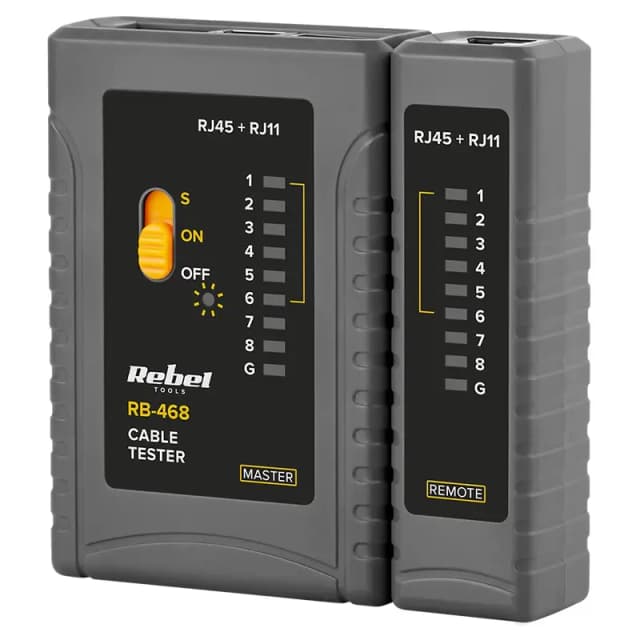 Tester cabluri RJ11 RJ12 RJ45 REBEL RB-468