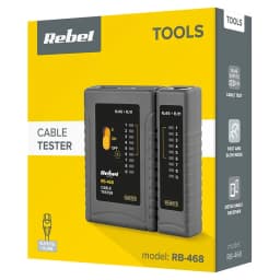 Tester cabluri RJ11 RJ12 RJ45 REBEL RB-468 3