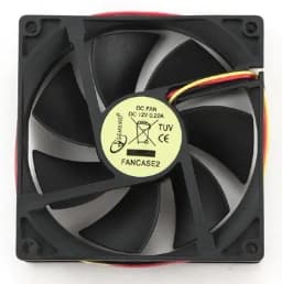 Ventilator pentru carcasa PC 90x90x25 mm 12V 0.22A Gembird FANCASE2 1