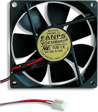 Ventilator GEMBIRD FANPS pentru sursa PC 80mm 12V 0.12A 2000rpm