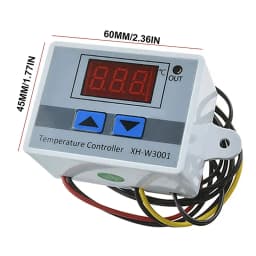 Termostat LCD temperatura XH-W3001 12V -50°C - +110°C 2