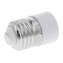 Adaptor de la soclu E27 tata la soclu E14 mama culoare alb RTV0800010 1