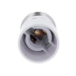Adaptor de la soclu E27 tata la soclu E14 mama culoare alb RTV0800010 2