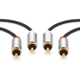 Cablu audio SENTIVUS stereo 2x RCA tata - 2x RCA tata 1.5m SA-AU080-150 2