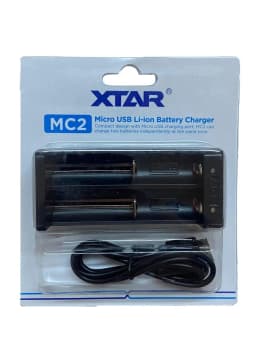 Incarcator portabil LI-ION 2x 18650 XTAR MC2 2
