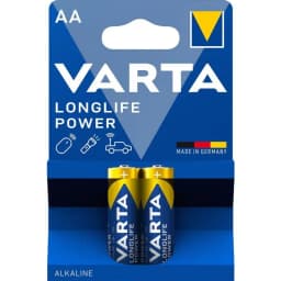 Set baterii alcaline Varta LongLifePower AA LR6 2buc 4906/2B-VARTA 1