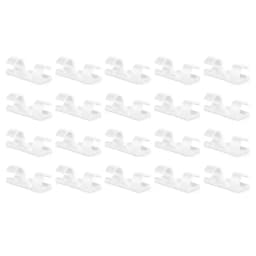 Set suporturi de cablu 20buc alb autoadezive MK5535 deleyCON 1