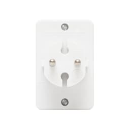 Triplu stecher distribuitor 3x Euro 1500W alb Home NV 23/WH 2