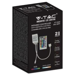 Controller banda LED RGB+W 26 butoane 12/24V 10A V-tac SKU-2899 2