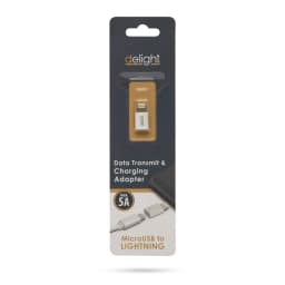 Adaptor iPhone Lightning tata la Micro USB mama Delight 55448 3