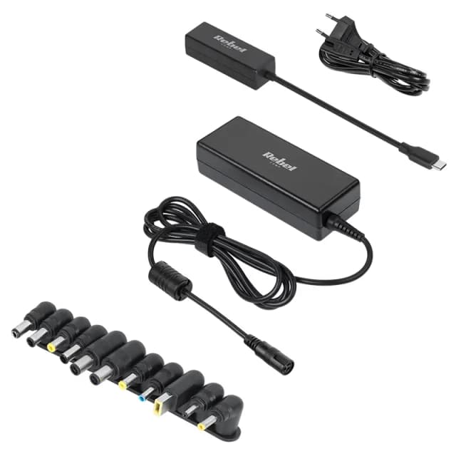 Alimentator UNIVERSAL 15-20V 90W PD REBEL KOM0962 12 mufe alimentare