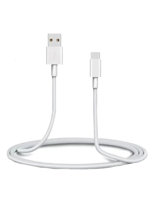 Cablu de incarcare si transfer date USB-A - USB-C 2m alb (517)