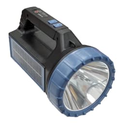 Lanterna LED USB + SOLAR 400lm negru/albastru TD-3600S 1