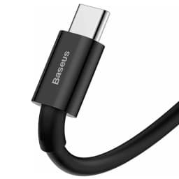 Cablu Baseus CATYS-B01 USB - Tip C 1m 66W 6A PD2.0 negru 3