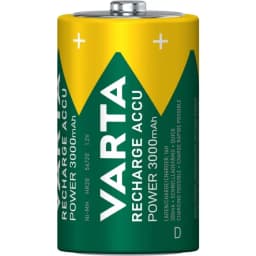 Set acumulatori Varta Ni-Mh D R20 1.2V 3000mAh Ready to use 2buc 2