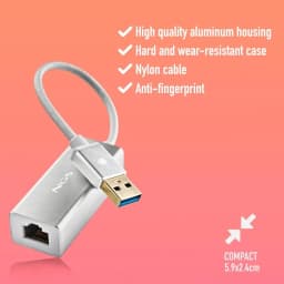 Adaptor retea NGS Hacker 3.0 USB3.0 la RJ45 1000Mbit/s Gigabit Ethernet 3