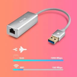 Adaptor retea NGS Hacker 3.0 USB3.0 la RJ45 1000Mbit/s Gigabit Ethernet 4