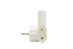 Soclu EURO x3 distribuitor T alb montare incastrata Home TPF3E 3