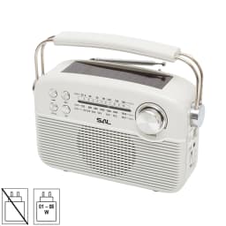 Radio hibrid AC-DC /SOLAR FM-AM-SW Bluetooth SAL RPR9 1