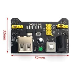 Modul sursa de alimentare USB /3.3V - 5V pentru breadboard BB 830 1