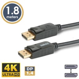 Cablu DisplayPort v1.4 la DisplayPort v1.4 4K HDR + MST 1.8m delight 20333B 1