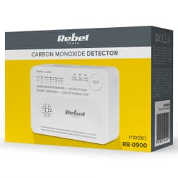 Detector senzor Gaz detectat monoxid de carbon 3x AA REBEL RB-0900 4