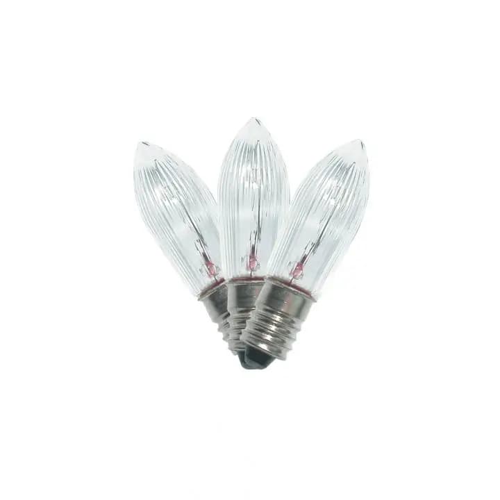 Set 3 becuri de rezerva alb L 7D E10 34V 3W