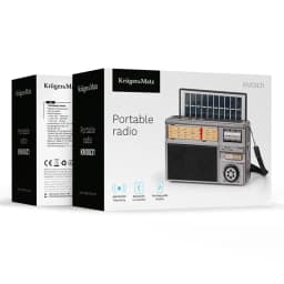 Radio portabil analog SOLAR AM /FM /SW 3W 145x60.9x96.4mm Kruger&atz KM0831 5