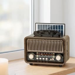 Radio portabil analog SOLAR AM /FM /SW 5W 166x87.5x130mm Kruger&atz KM0832 7