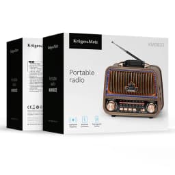 Radio portabil analog AM /FM /SW 5W 185x77.5x150mm Kruger&atz KM0833 5