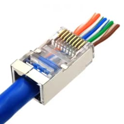 Mufa RJ45 8P8C CAT6E FTP ecranata PASS THROUGH EMTEX EMT-PR6-FTP 2
