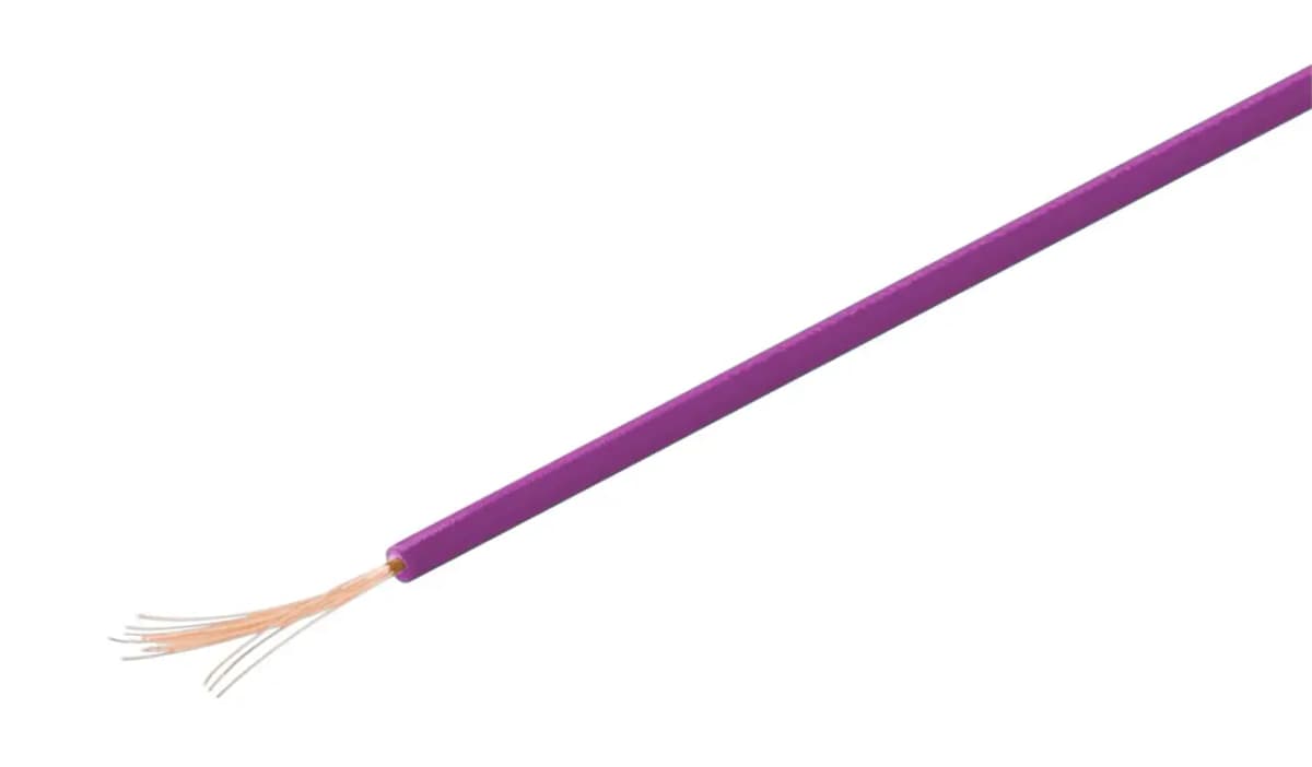 Cablu cupru multifilar izolat 10m violet 1x0.14mm Goobay 77407