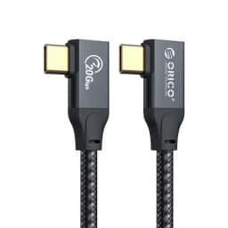 Cablu USB Orico CSL32-10-BK 100W USB-C 3.2 90- USB-C 3.2 90 1m negru 1