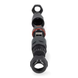 Adaptor cuplaj de exterior Cat6 RJ45 mama-mama FTP Nedis CCGB89850BK 5