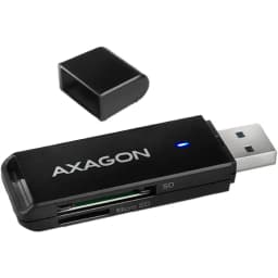 Cititor carduri AXAGON CRE-S2N USB 3.2 tip-A slim la SD /microSD 4