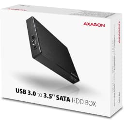 Rack Extern AXAGON EE35-XA3 USB 3.0 SATA 3.5" aluminiu negru 6