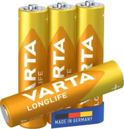 Set baterii alcaline R3 AAA 4buc LonglifeVarta 42330 1