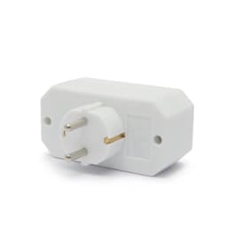Distribuitor 2 simple Euro si 1 shuko cu protectie 2