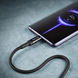 Cablu USB-C - USB-C NGS KNOT 100W-2 2m 100W negru 6