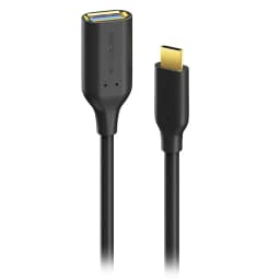 Cablu USB 3.0 OTG type C tata - A mama 10cm negru SENTIVUS SE-U309-010 2