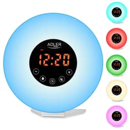 Ceas desteptator cu alarma /FM RADIO luminozitate 4 nivele ALDER AD1916 3