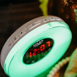 Ceas desteptator cu alarma /FM RADIO luminozitate 4 nivele ALDER AD1916 9