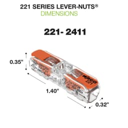 Conector de imbinare in linie cu parghie WAGO 221-2411 4