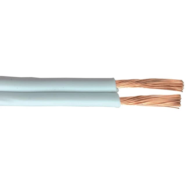 Cablu difuzor 10m cupru OFC 2x0.75mm2 alb Bandridge LC1079-10