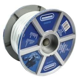 Cablu difuzor 10m cupru OFC 2x0.75mm2 alb Bandridge LC1079-10 2